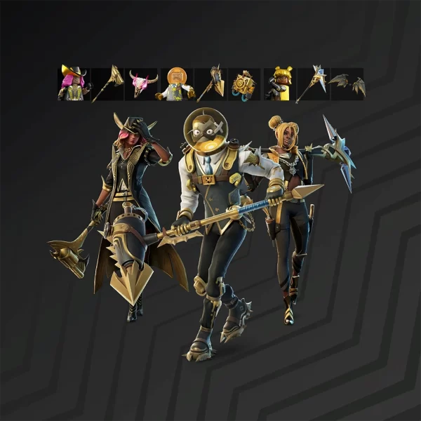 Fortnite Gilded Elites pack